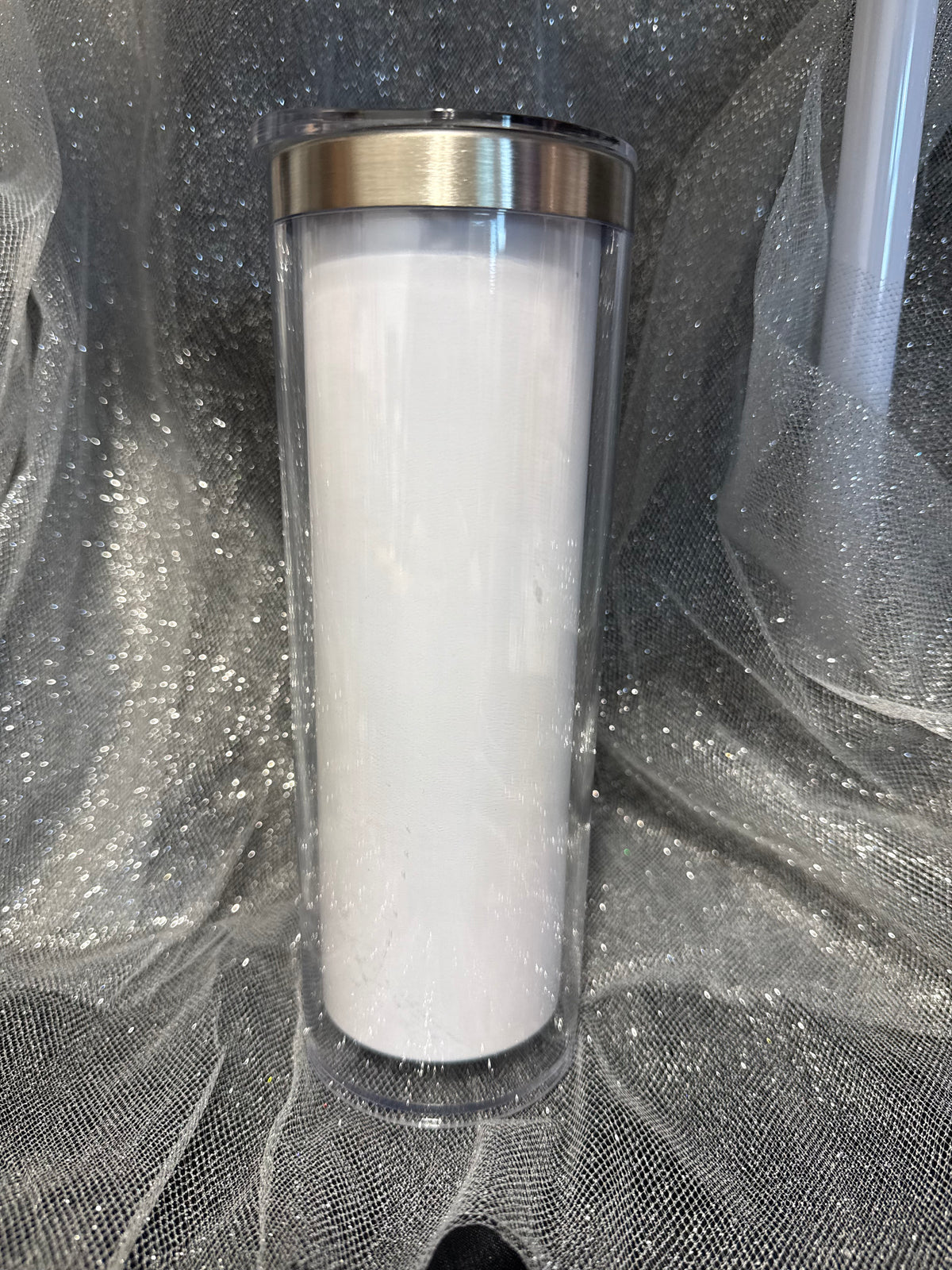 20 oz Sublimation Snow Globe Stainless Steel Tumbler
