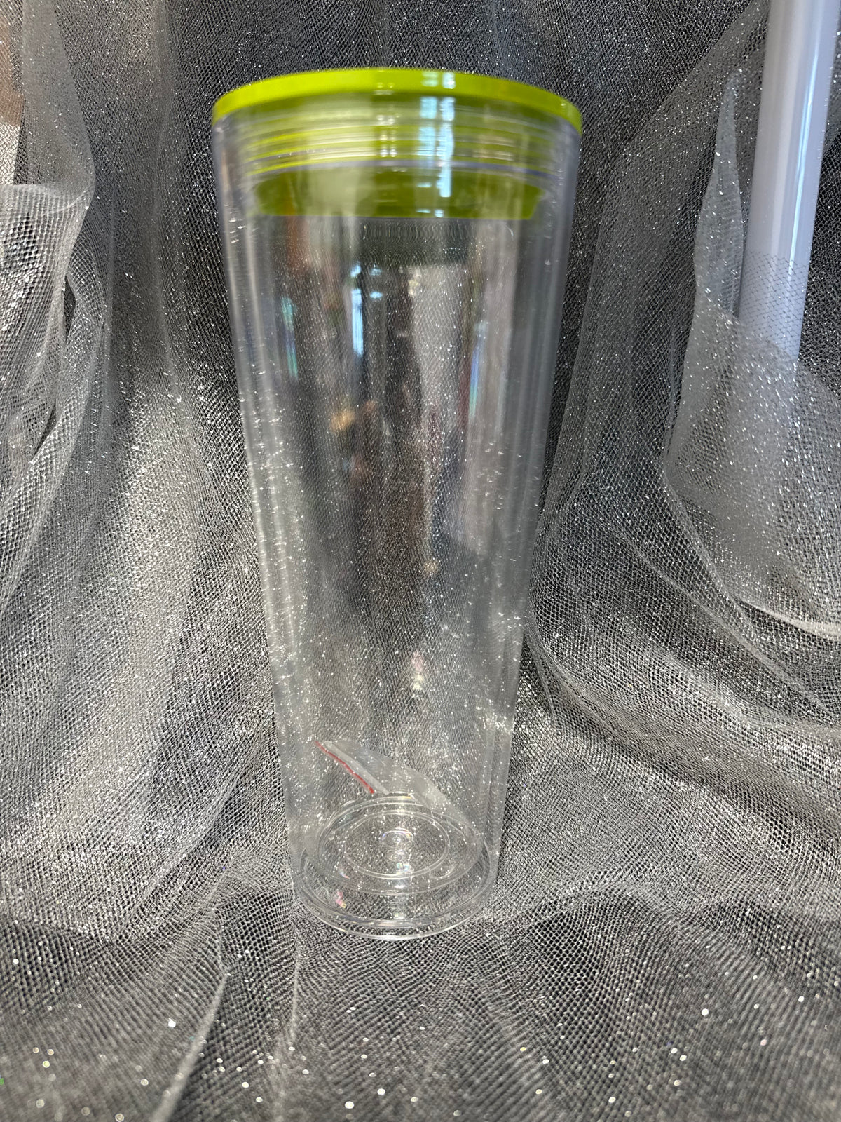 24 oz acrylic snow globe tumbler